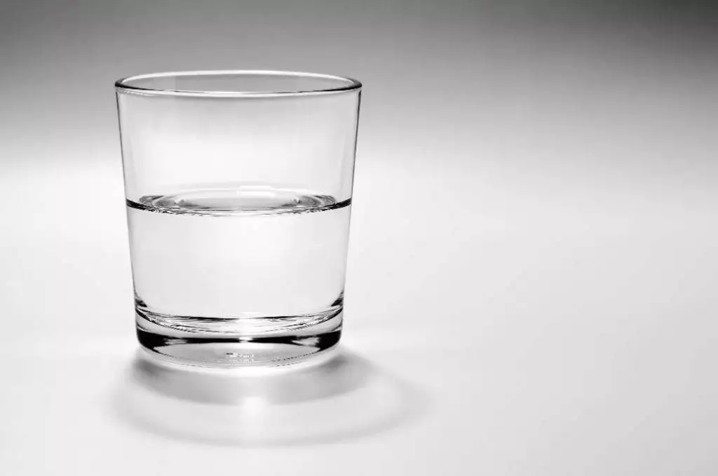 glass half full glass half full